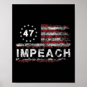 Affiche 47 Trump 47e président américain
