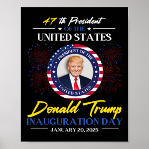 Affiche 47ème anniversaire de l'investiture du président D