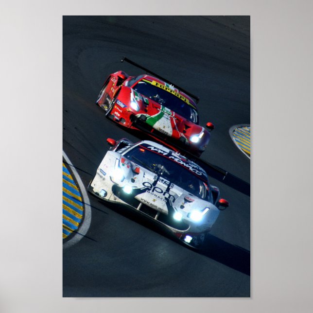 Affiche 488 GTE EVO 24 Heures du Mans 2022 (Devant)