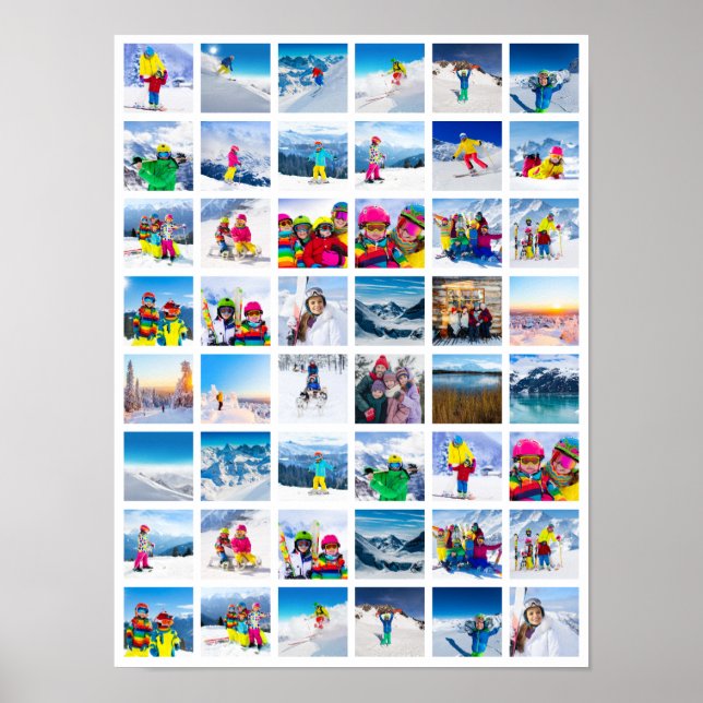 Affiche 48 Grille de Collage de Photos (Devant)