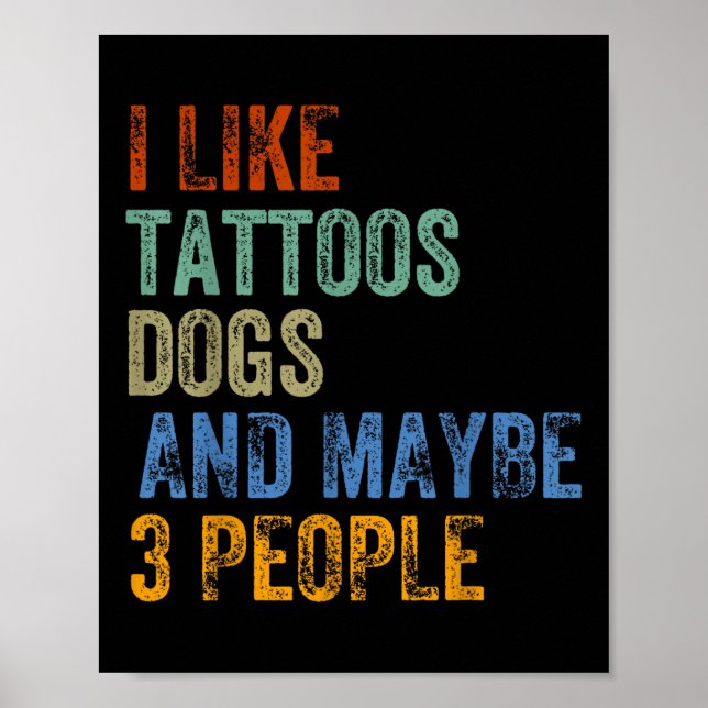 Affiche 4905 108ike 116attoos 100ogs 97nd 109aybe 51 112eo (Devant)