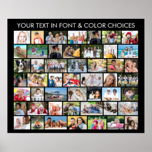 Affiche 49 Collage de photos de formes multiples Personnal
