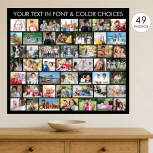 Affiche 49 Collage de photos Formes multiples Personnalisé