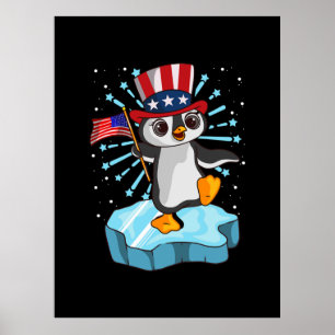 Affiche 4 juillet 2021 Penguin