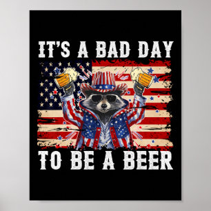 Affiche 4 juillet C'est une mauvaise journée d'être une bi