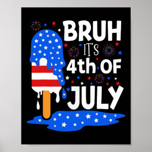 Affiche 4 juillet Chemises Pour Enfants Bruh Ice Pops Garç