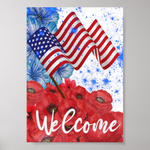 Affiche 4 juillet d'accueil