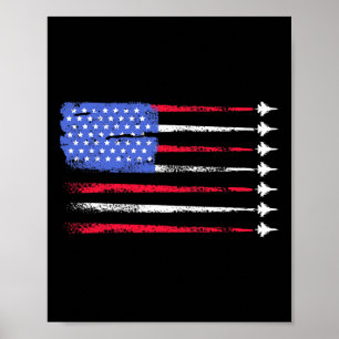 Affiche 4 juillet Drapeau Américain Patriotique Usa Pour M