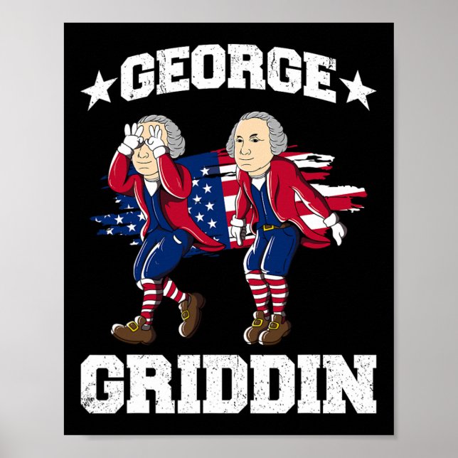 Affiche 4 juillet George Washington Griddy George Griddi (Devant)