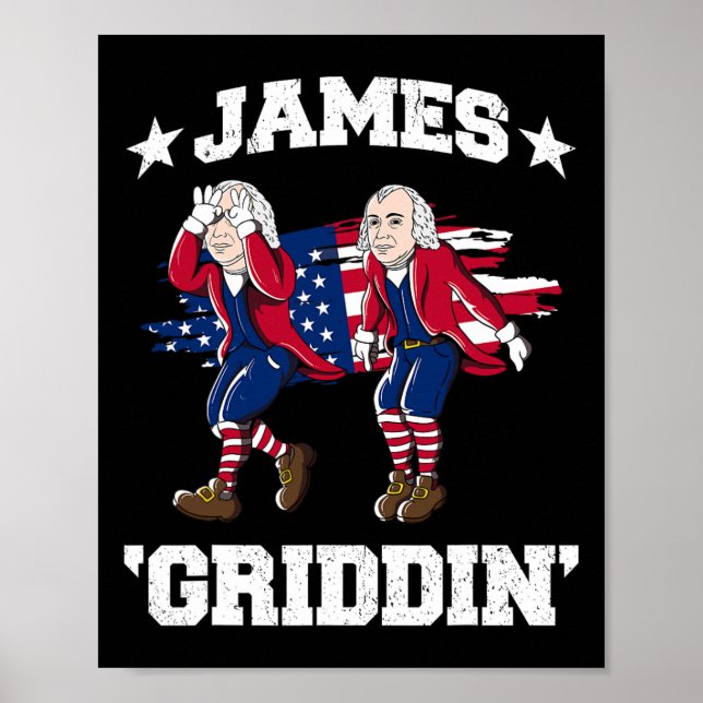 Affiche 4 juillet James Madison Griddy James Griddin (Devant)
