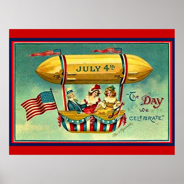 Affiche 4 juillet - Le Jour que nous célébrons (Devant)