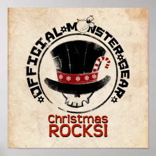 Affiche 4 Petits monstres - Andy Holiday