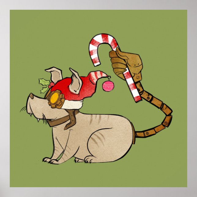 Affiche 4 Petits monstres - Logo de vacances Tesla (Devant)