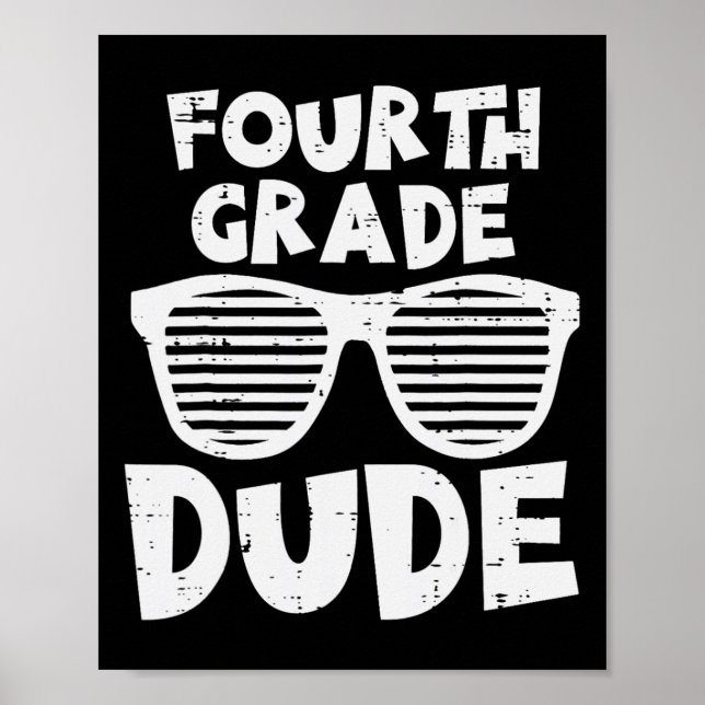 Affiche 4e année Dude 4e année Enseignants élèves Byck (Devant)
