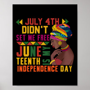 Affiche 4ème Ne M'Ont Pas Libéré JunetDix Est Mon Indépend