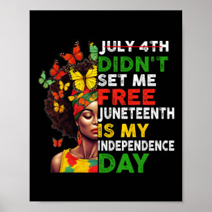 Affiche 4ème Ne M'Ont Pas Libéré JunetDix Est Mon Indépend