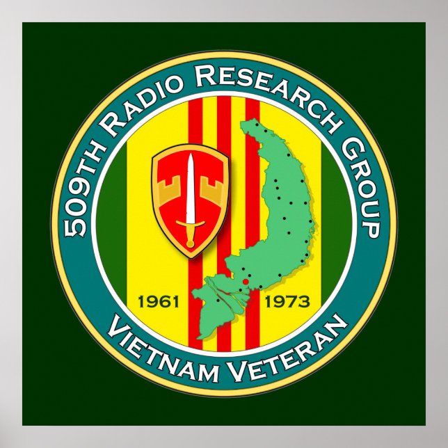 Affiche 509e RRG - ASA Vietnam (Devant)