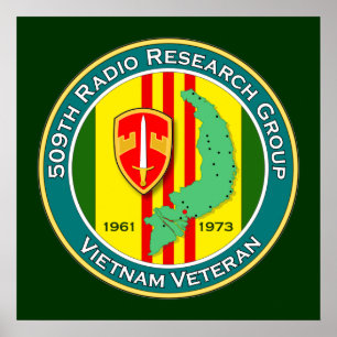 Affiche 509th RRG - Asa Vietnam