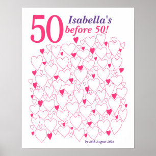 Affiche 50 Choses À Faire Avant D'Atteindre La Liste Des 5