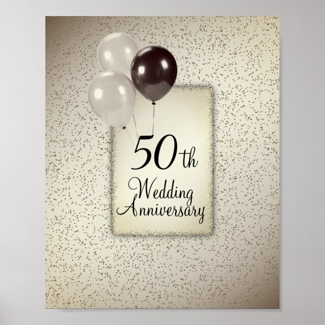 Affiche 50e anniversaire du Mariage (Devant)