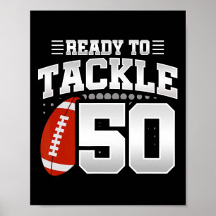 Affiche 50e anniversaire - Football Anniversaire - 50e Bir