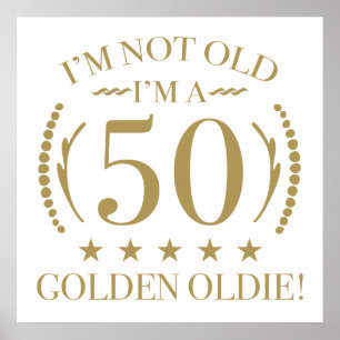 Affiche 50e anniversaire Golden Oldie