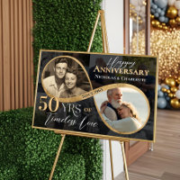 50e Joyeux Anniversaire Then & Now Gold Infinity