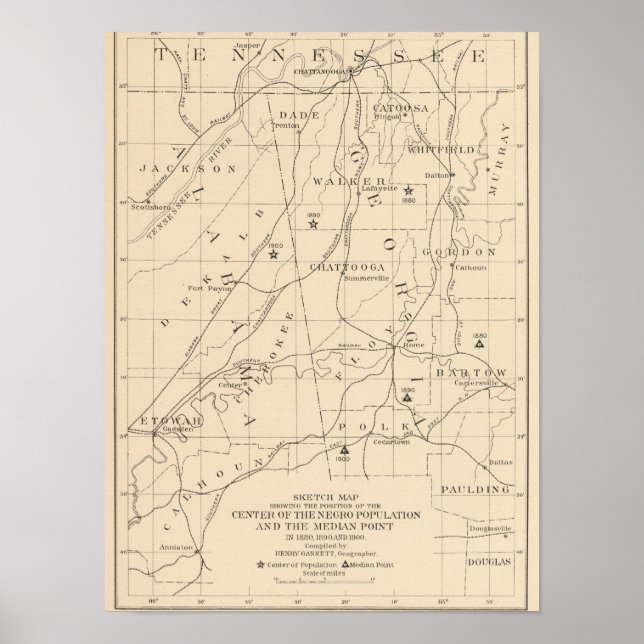 Affiche 52 Population noire du Centre 1 880-1 900 (Devant)