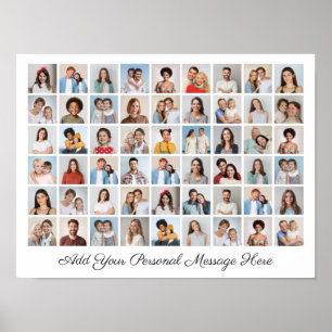 Affiche 54 Photo Collage Ajoutez Votre Propre Salutation