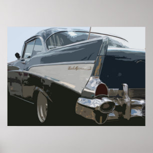 Affiche 57 Chevy Bel Air