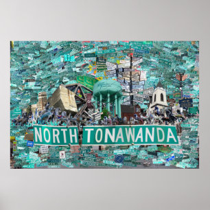 Affiche 59,26" x 40,0 - Rues de NT