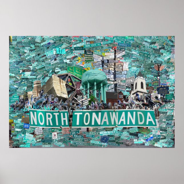 Affiche 59,26" x 40,0 - Rues de NT (Devant)
