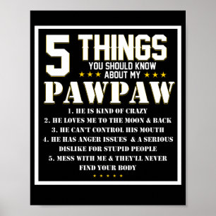 Affiche 5 Choses Que Tu Devrais Savoir Sur Mon Grand-Père 