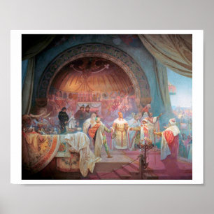 Affiche #5 Le roi de Bohême Premysl Otakar II, Mucha