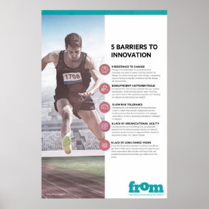 Affiche 5 Obstacles à l'innovation Infographie
