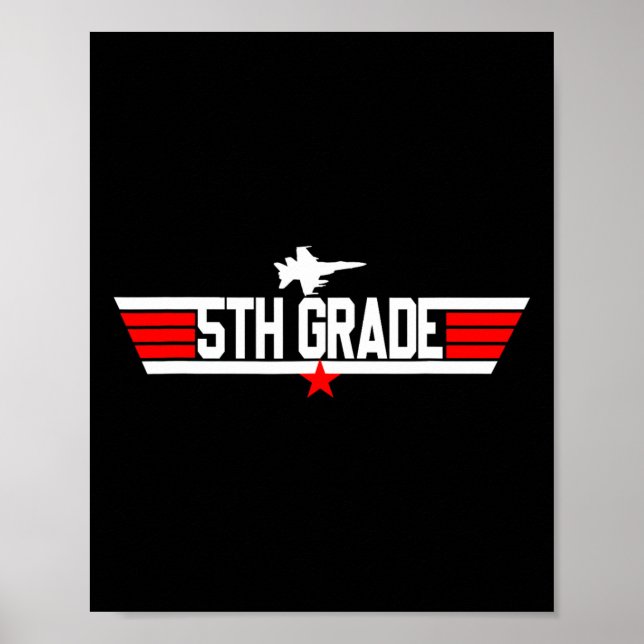 Affiche 5e année 5e année Retour à l'école Premier jour Ga (Devant)