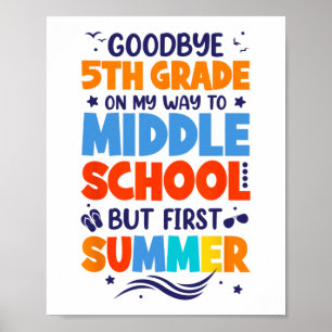 Affiche 5e année sur le chemin du collège mais première so