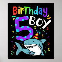 5e anniversaire Cinq ans, Cadeaux de requin