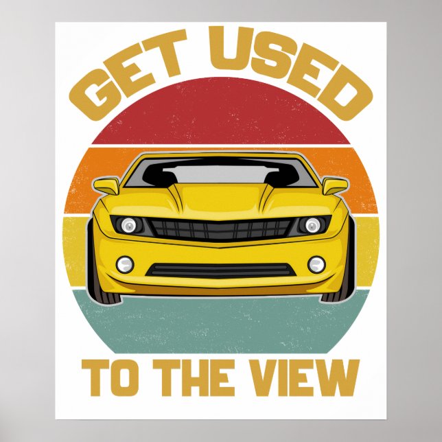 Affiche 5ème génération Chevy Camaro SS RS (Devant)