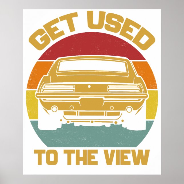 Affiche 5ème génération Chevy Camaro SS RS 2 arrière (Devant)