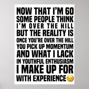 Affiche 60 Ans, C'Est Une Vieillesse Amusante