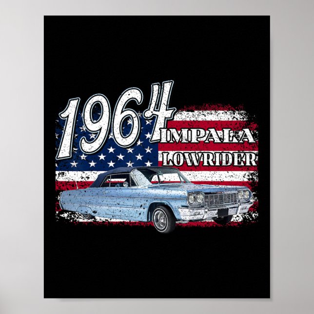 Affiche 64 Impala Lowrider Ss 4 juillet Américain (Devant)