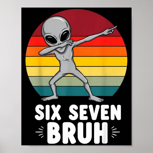 Affiche 67 Animals Funny 67 Brainrot Youth Kids Alien 67  (Devant)