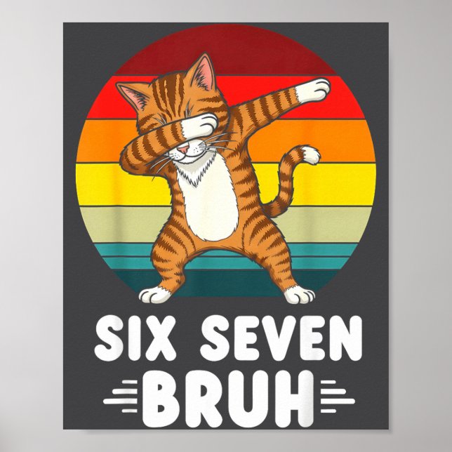 Affiche 67 Animals Funny 67 Brainrot Youth Kids Cat 67  (Devant)