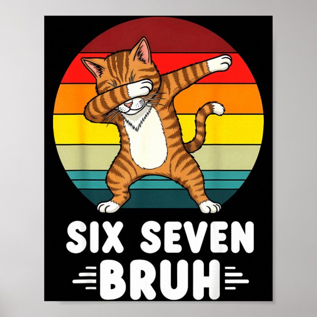 Affiche 67 Animals Funny 67 Brainrot Youth Kids Cat 67  (Devant)