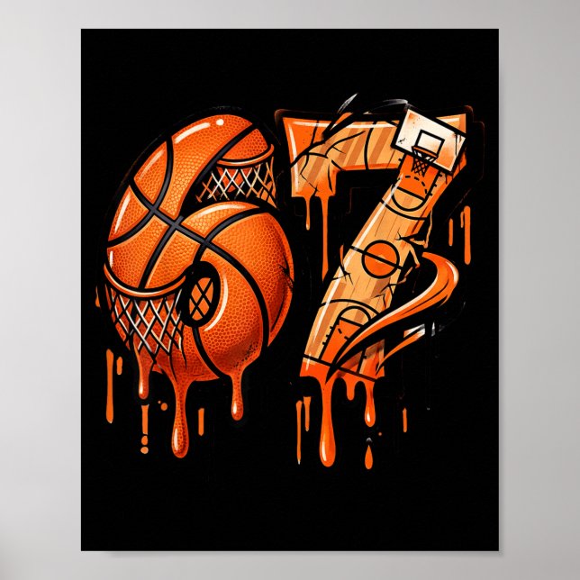 Affiche 67 Basketball Ice Cream Drip Six Seven  (Devant)
