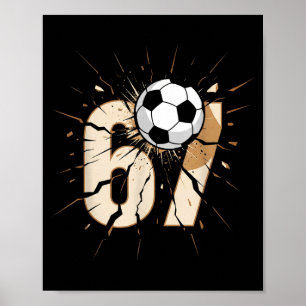Affiche 67 Brainrot Jeunesse Football Drip - Drôle Enfants