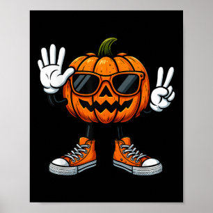 Affiche 67 Citrouille d'Halloween Drôle Brainrot Mème Enfa