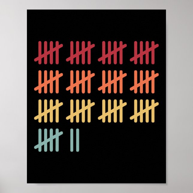 Affiche 67 comptage professeur de mathématiques mathématiq (Devant)