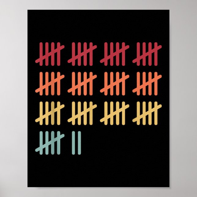 Affiche 67 comptage professeur de mathématiques mathématiq (Devant)
